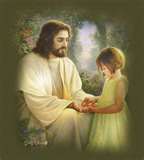 Jesus and little girl